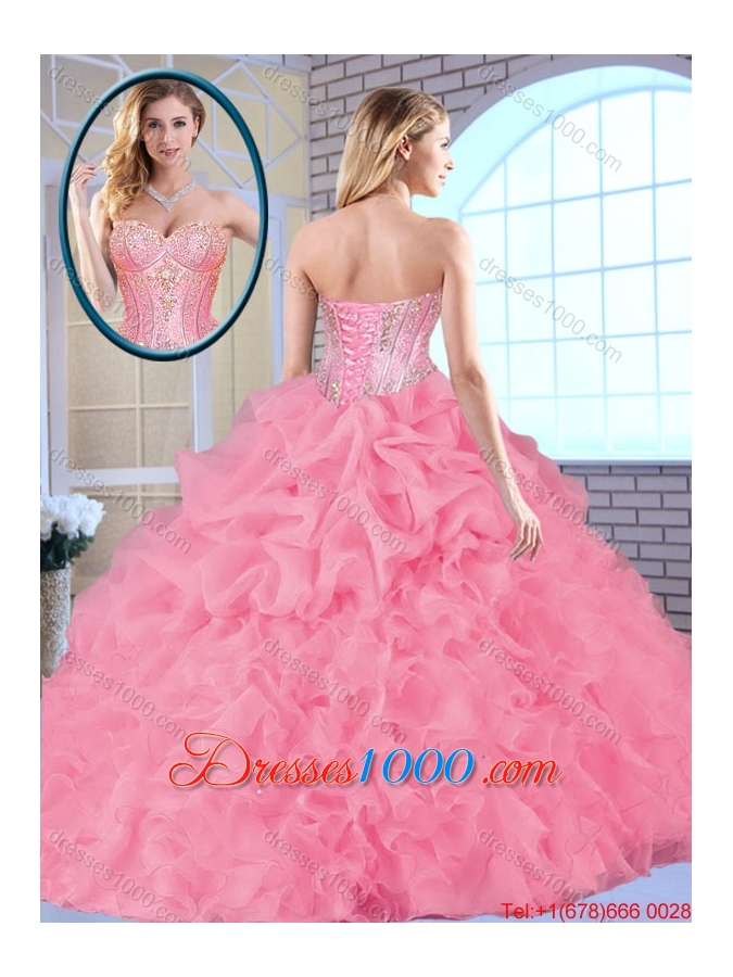 Fashionable Exclusive Sweetheart Quinceanera Dresses Beading and Ruffles