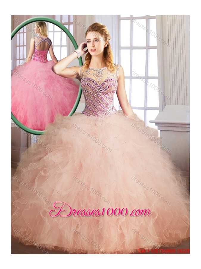 Fashionable Luxurious Floor Length Sweet 16 Dresses with Ball Gown