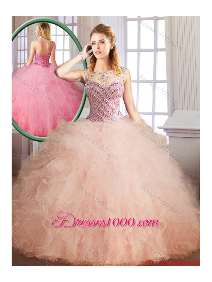 Fashionable Luxurious Floor Length Sweet 16 Dresses with Ball Gown