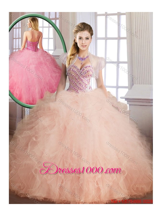 Fashionable Luxurious Floor Length Sweet 16 Dresses with Ball Gown