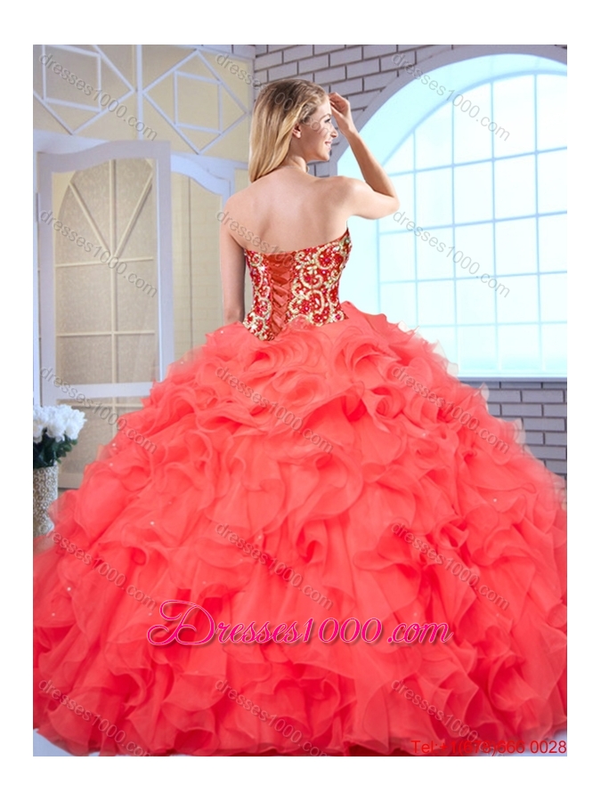 New Arrivals Ball Gown Quinceanera Dresses with Beading and Ruffles