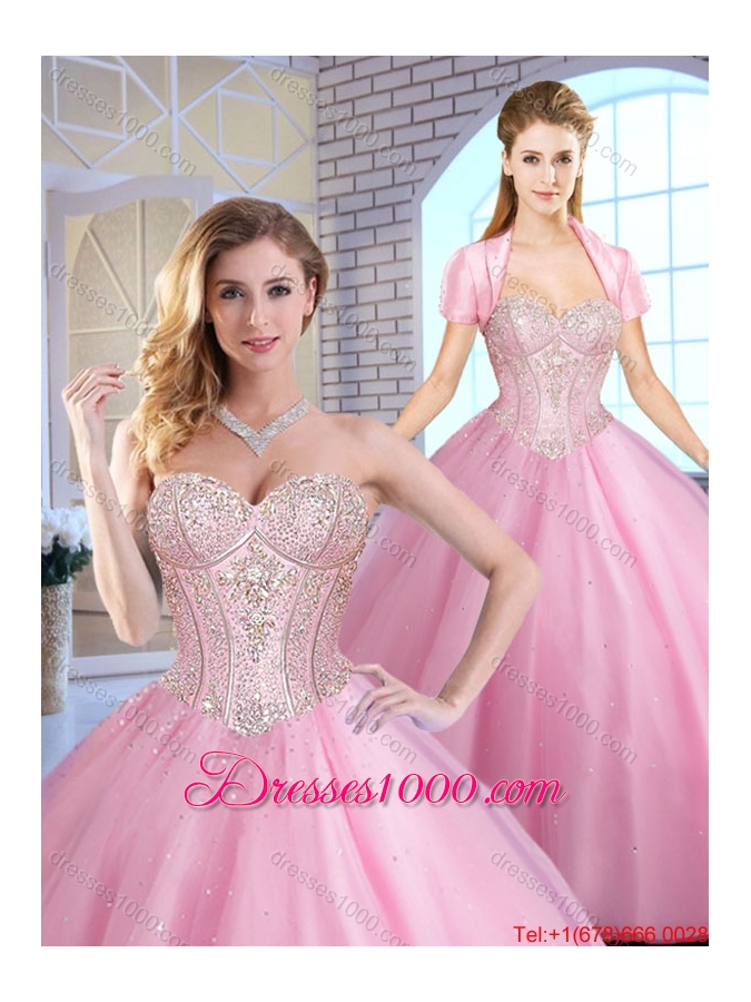 Perfect Sweetheart Quinceanera Dresses Beading and Sequins