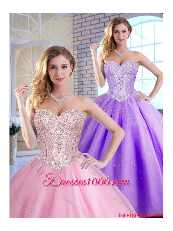 Perfect Sweetheart Quinceanera Dresses Beading and Sequins