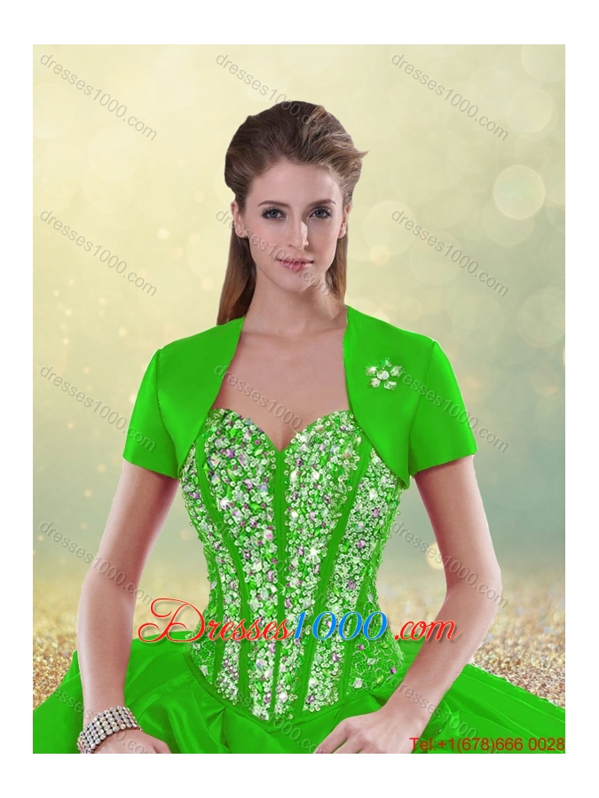 2016 Gorgeous Multi Color Quinceanera Dresses with Brush Train