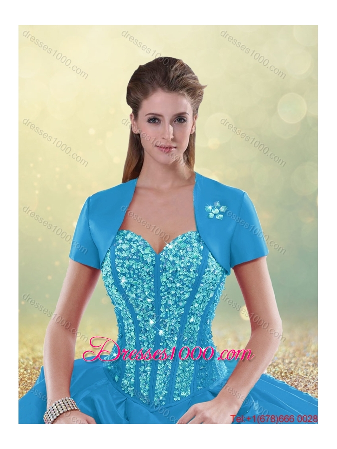 Best Selling Brush Train Beading Quinceanera Dresses in Fuchsia