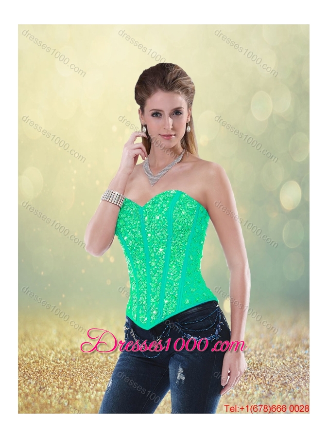 DBeautiful Beading and Pick Ups Detachable Quinceanera Dresses with Lace Up