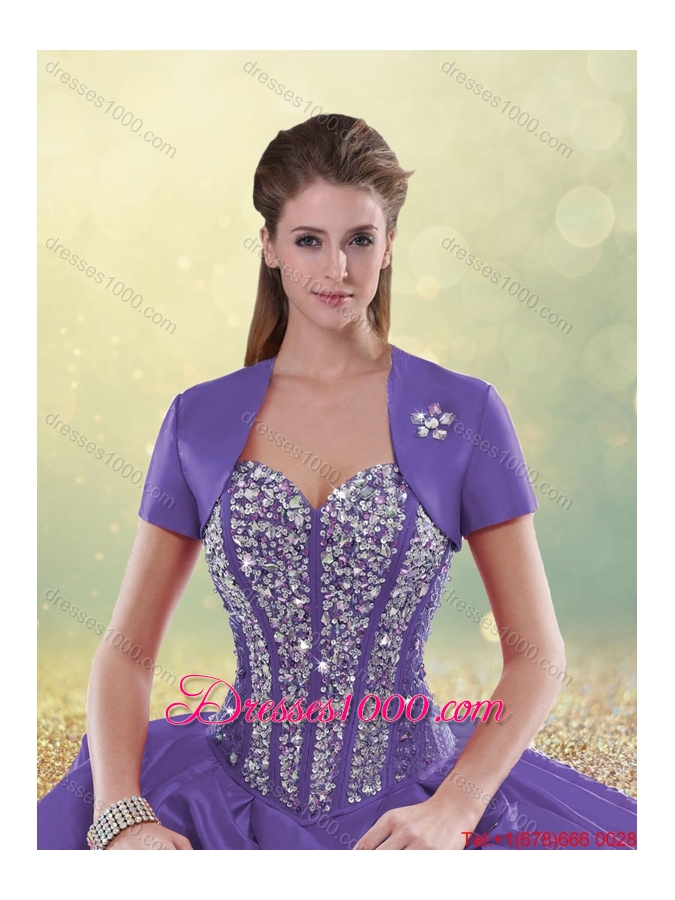 Elegant Spring Detachable Quinceanera Dresses with Beading and Appliques