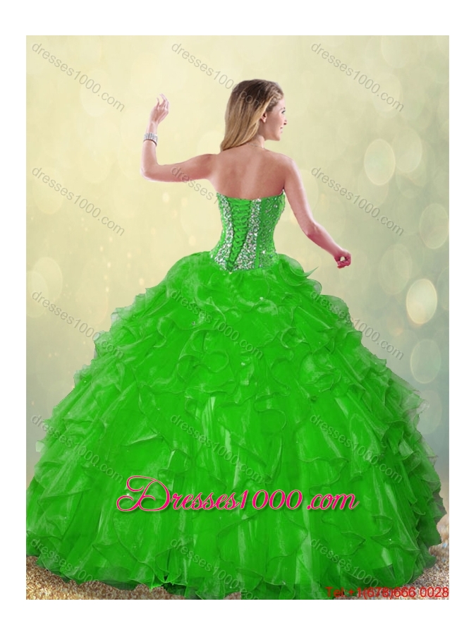 Fashionable 2016 Beading Detachable Quinceanera Dresses with Sweetheart