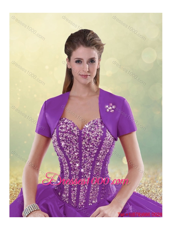 New Arrivals 2016 Sweetheart Quinceanera Gowns with Brush Train