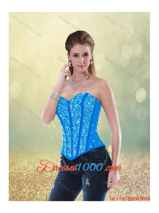 Popular Fall Blue Quinceanera Gowns with Pick Ups