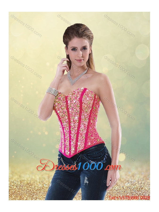 2015 Fall Cheap Beading and Ruffles Quinceanera Dresses in Multi Color