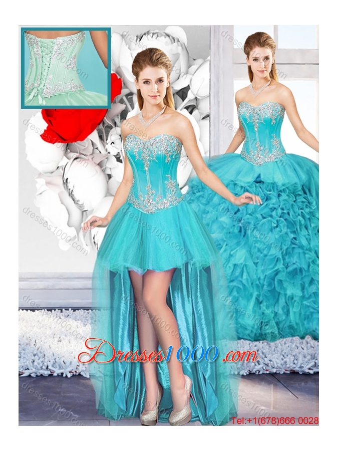 Best Selling Sweetheart Detachable Quinceanera Gowns with Beading