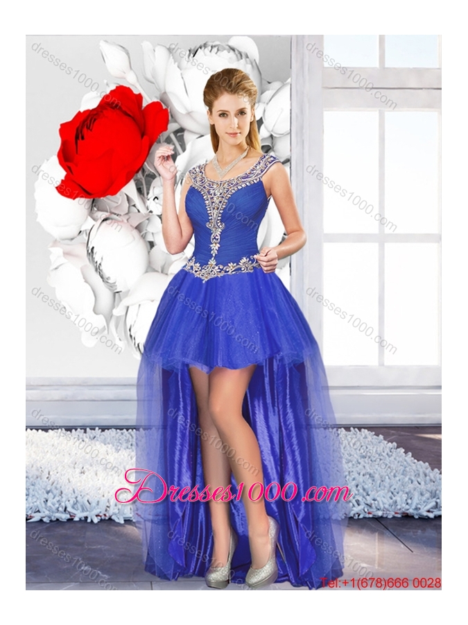 Popular Beaded and Ruffles Detachable Sweet 16 Dresses for 2016