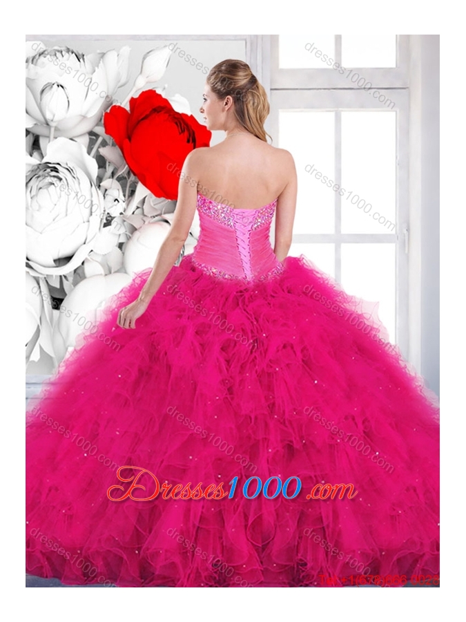Popular Beading Sweet 16 Dresses with Ruffles for 2016