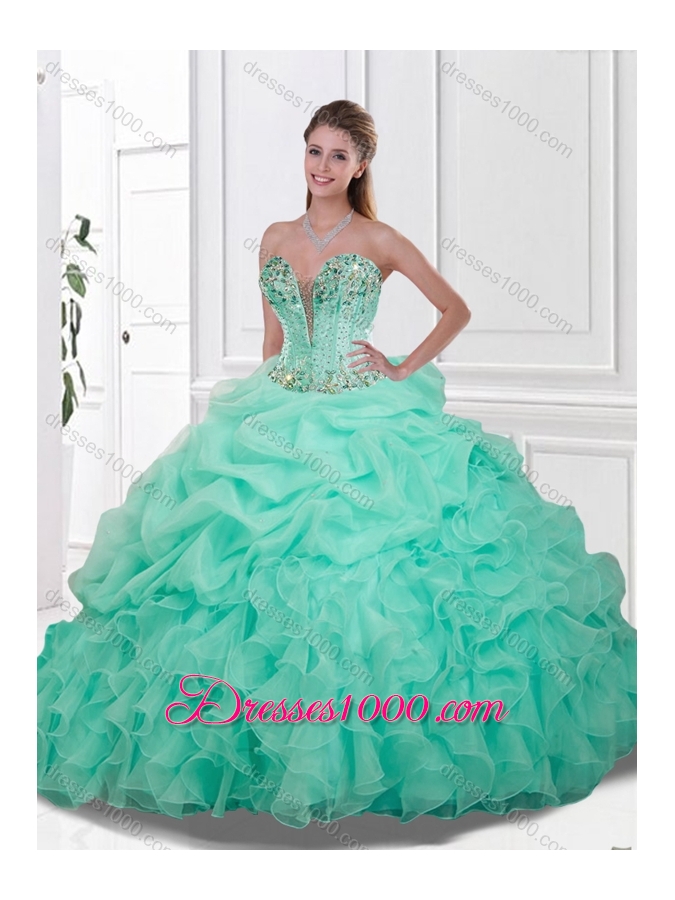 Beautiful Sweetheart Princesita With Quinceanera Dresses with Pick Ups and Ruffles for Spring