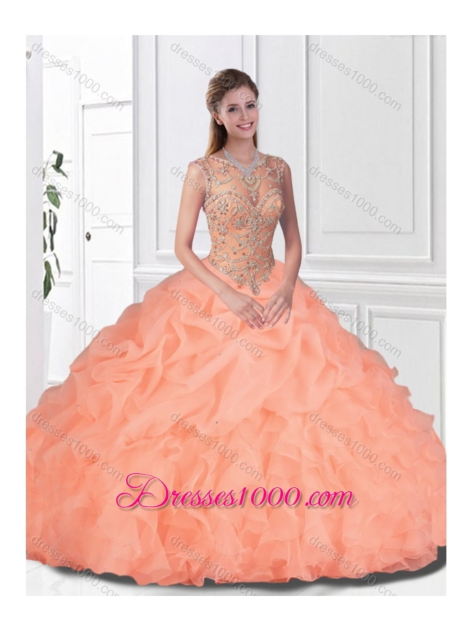 Inexpensive Scoop Princesita With Quinceanera Dresses with Beading for Fall
