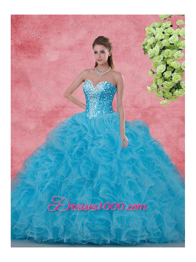 Wonderfu Floor Length Princesita With Quinceanera Dresses with Beading and Ruffles for Winter
