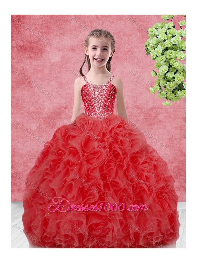 Wonderfu Floor Length Princesita With Quinceanera Dresses with Beading and Ruffles for Winter