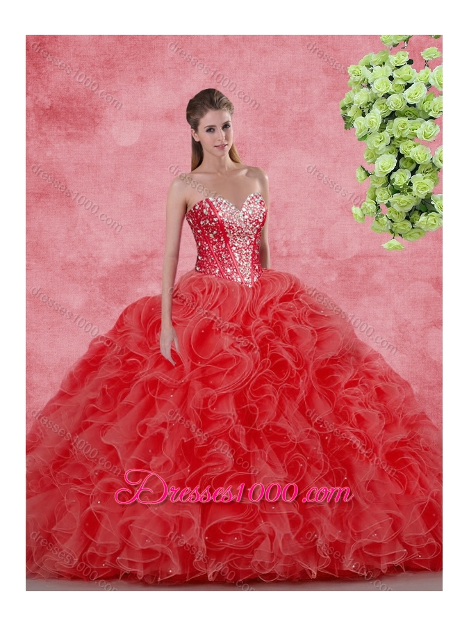 Wonderfu Floor Length Princesita With Quinceanera Dresses with Beading and Ruffles for Winter