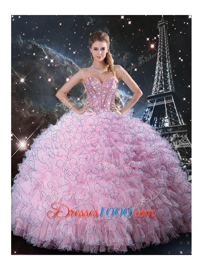 2016 Beautiful Princesita With Quinceanera Dresses with Beading and Ruffles