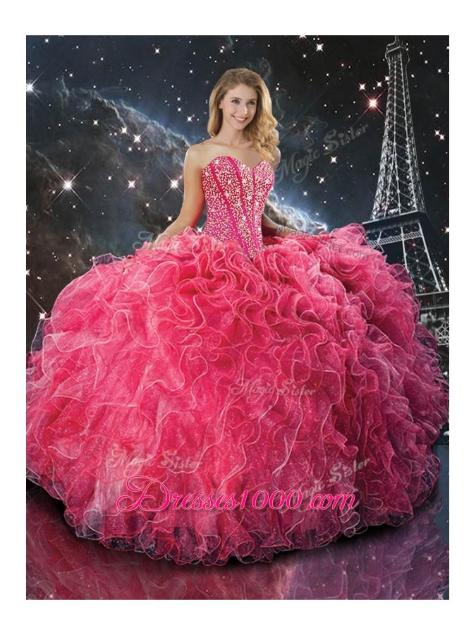 2016 Pretty Ball Gown Sweetheart Princesita With Quinceanera Dresses with Beading