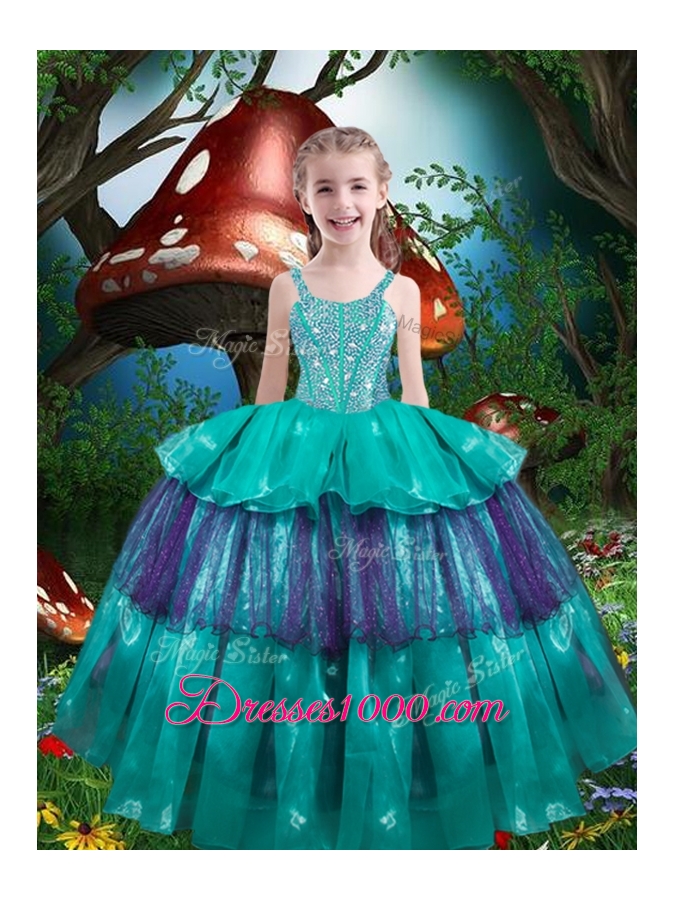 Hot Sale Ball Gown Princesita With Quinceanera Dresses with Ruffled Layers