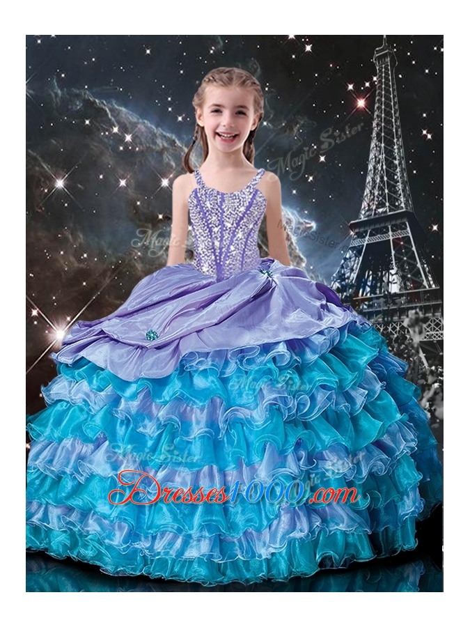 New Arrivals Ball Gown Beading and Ruffled Layers Princesita With Quinceanera Dresses