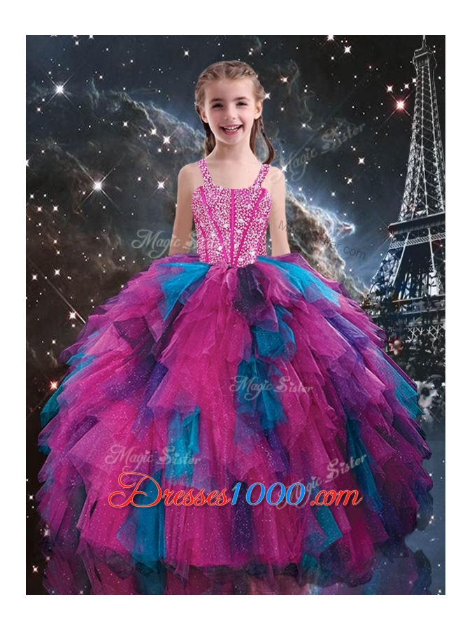 New Style Sweetheart Beading Princesita With Quinceanera Dresses in Multi Color