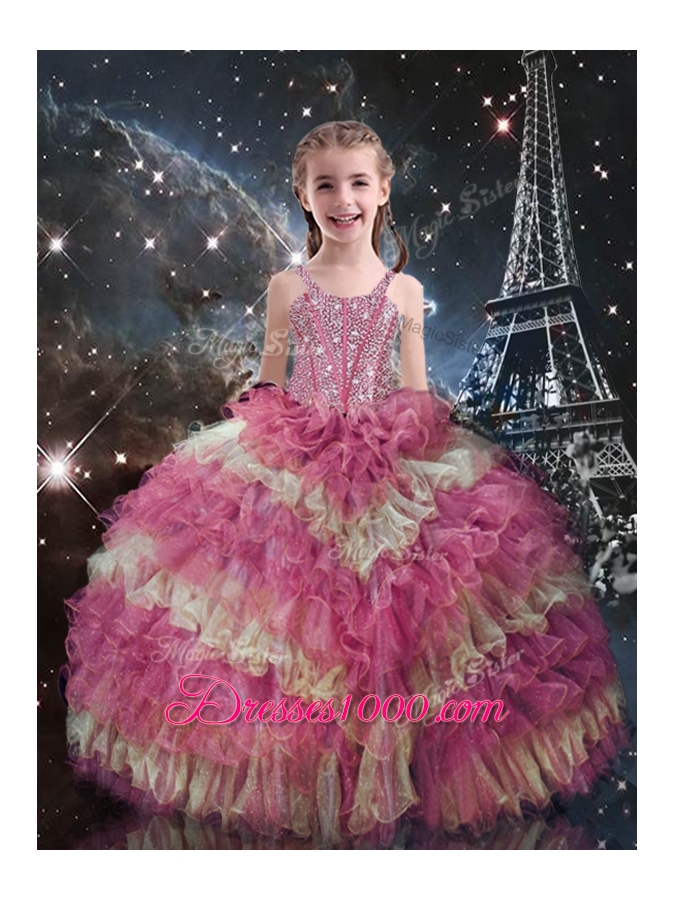 Wonderful Sweetheart Ruffled Layers Princesita With Quinceanera Dresses for Fall