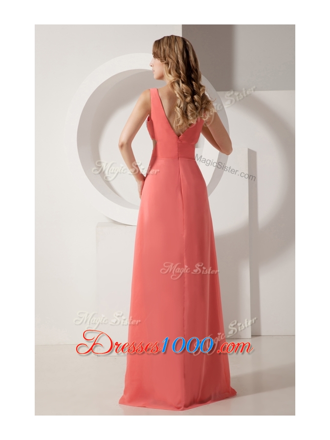 2016 Elegant Empire Straps Sequins Long Prom Dresses