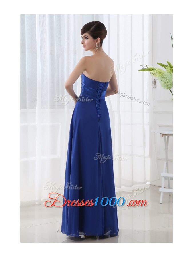 2016 Lovely Empire Sweetheart Prom Dresses with Beading