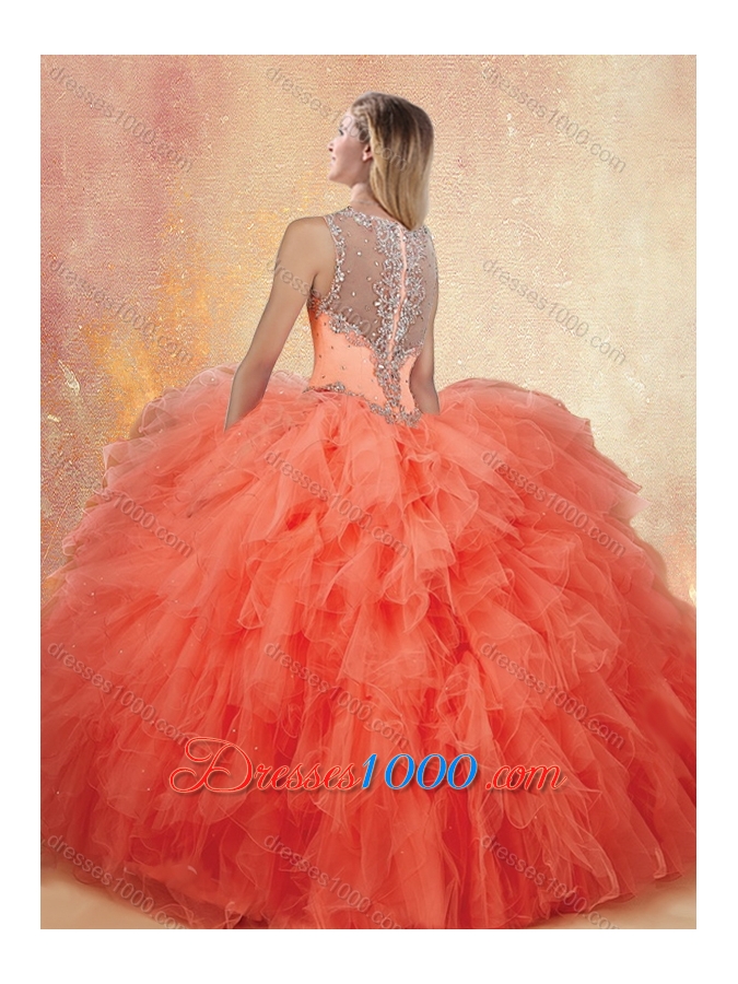Fashionable Straps Sweet 16 Dresses with Ruffles and Appliques