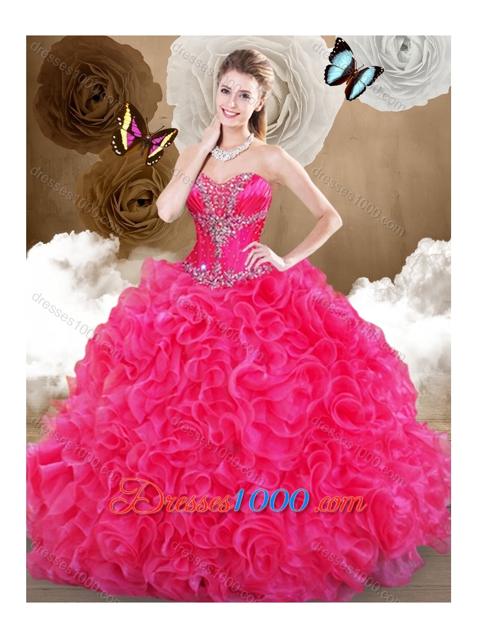 Gorgeous Sweetheart Quinceanera Dresses with Beading and Ruffles