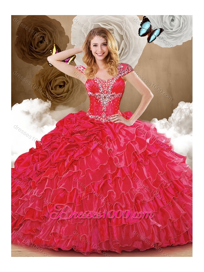 Gorgeous Sweetheart Quinceanera Dresses with Beading and Ruffles