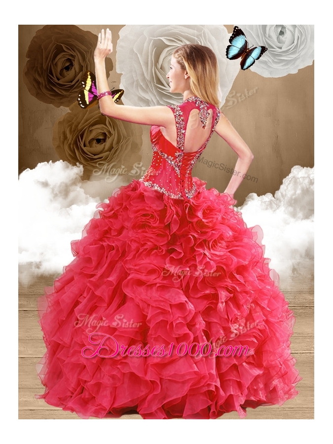 New Arrivals Ball Gown Sweet 16 Gowns with Beading and Ruffles