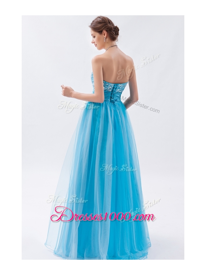 2016 Classical Empire Sweetheart Beading Prom Dresses for Pageant