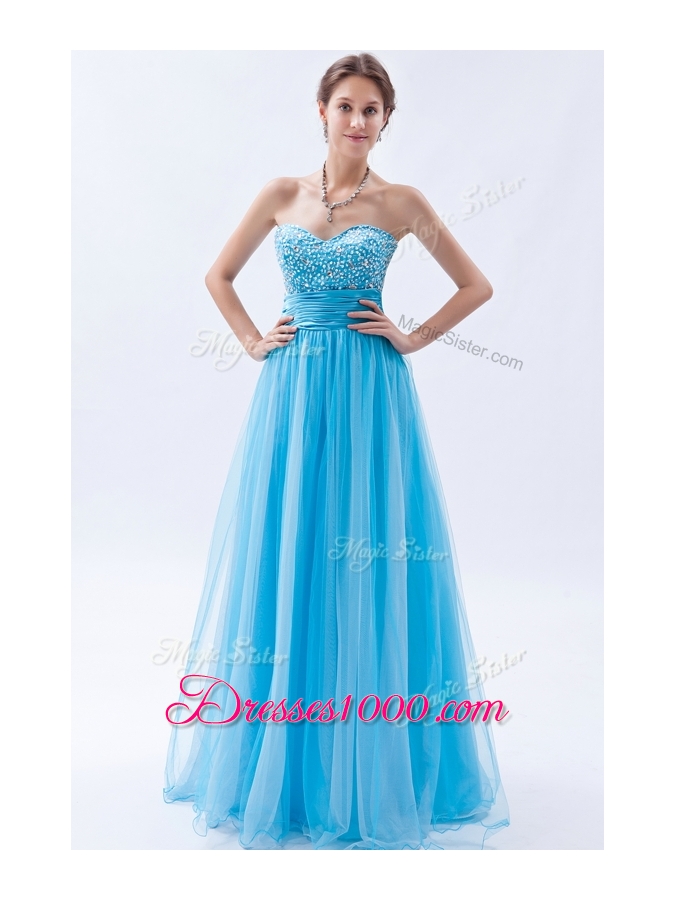 2016 Classical Empire Sweetheart Beading Prom Dresses for Pageant