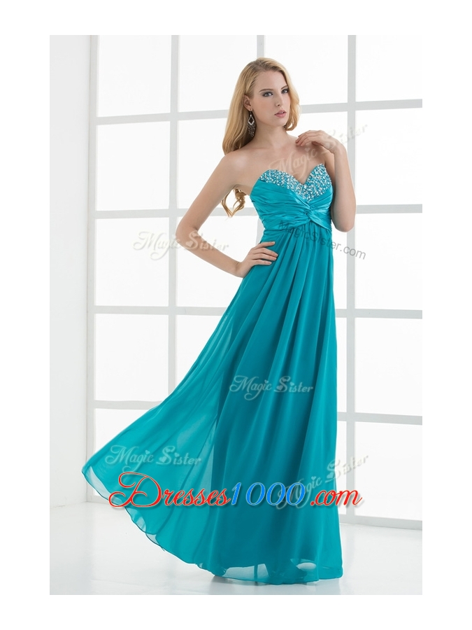 2016 New Arrivals Empire Sweetheart Beading Prom Dresses