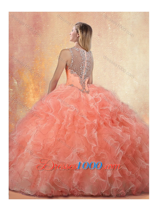 Best Straps Ball Gown Quinceanera Dresses with Ruffles and Appliques