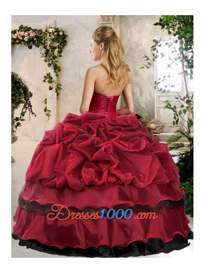 Classical Ball Gown Beading and Pick Ups Sweet 16 Dresses