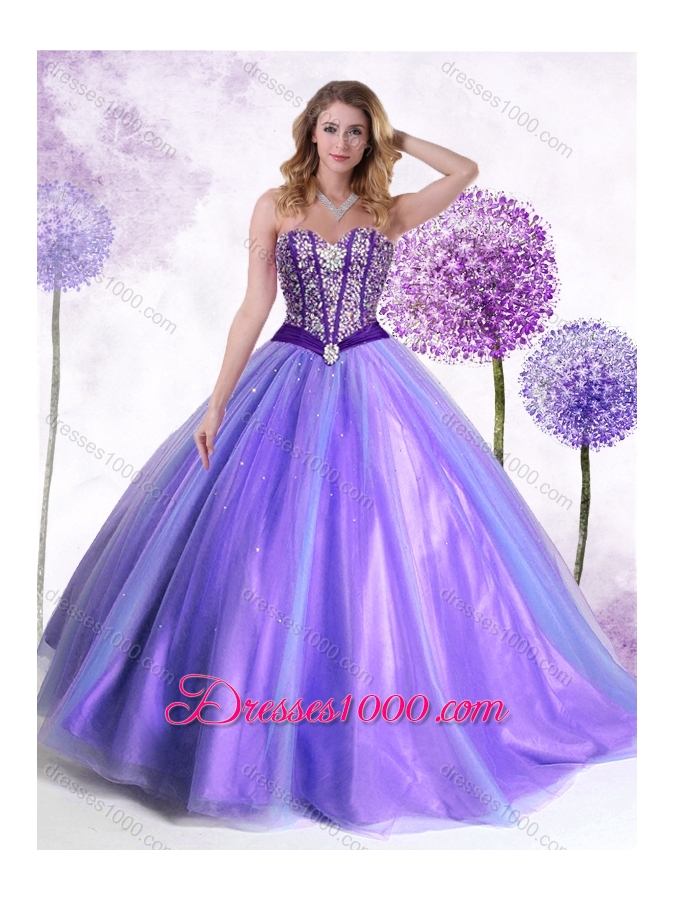 New Arrivals Ball Gown Lavender Quinceanera Gowns with Beading