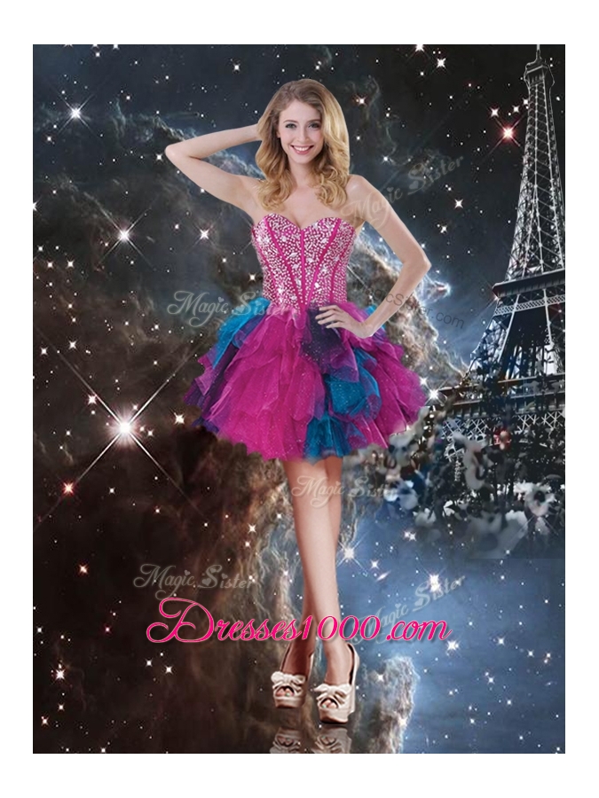 2016 Sweet Sweetheart Detachable Quinceanera Gowns with Beading