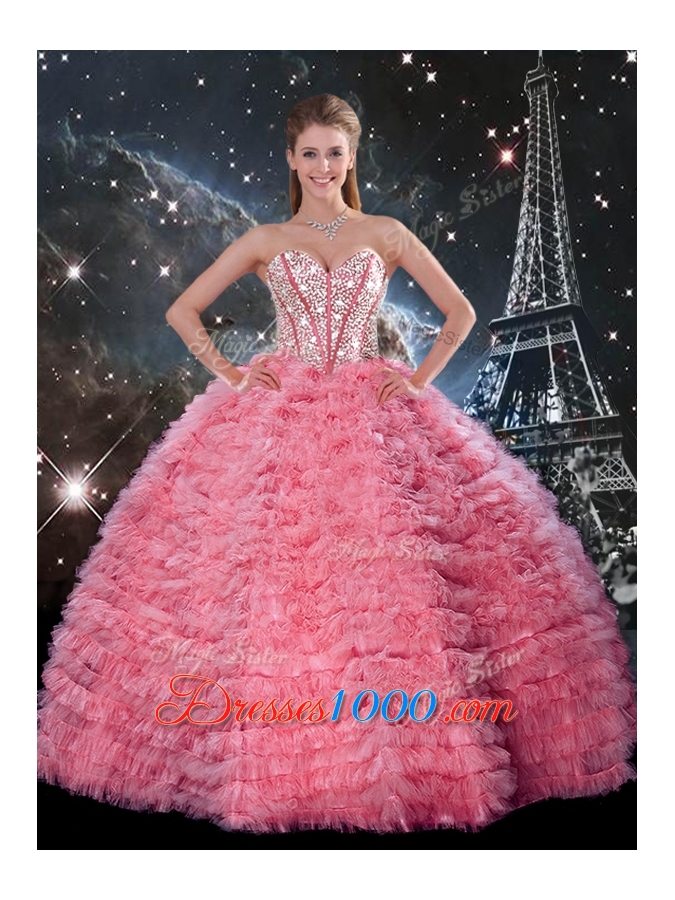 Beautiful Sweetheart Detachable Quinceanera Gowns for 2016