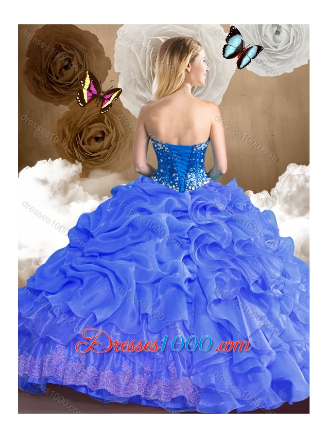 Best Ball Gown Sweet 16 Dresses with Beading and Pick Ups
