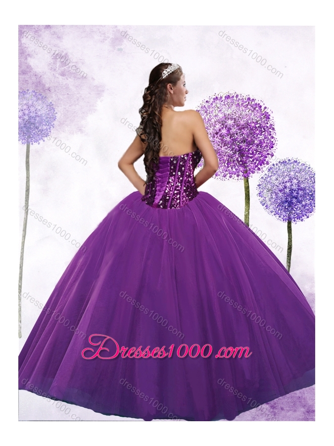 Discount Ball Gown Quinceanera Dresses with Beading and Sequins