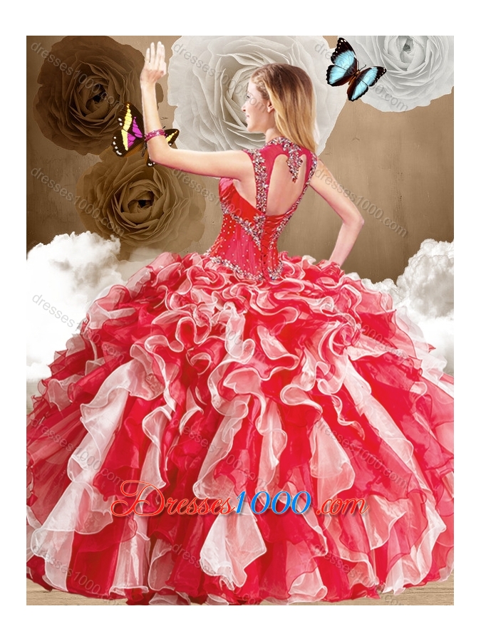 Latest Sweetheart Multi Color Sweet 16 Dresses with Ruffles