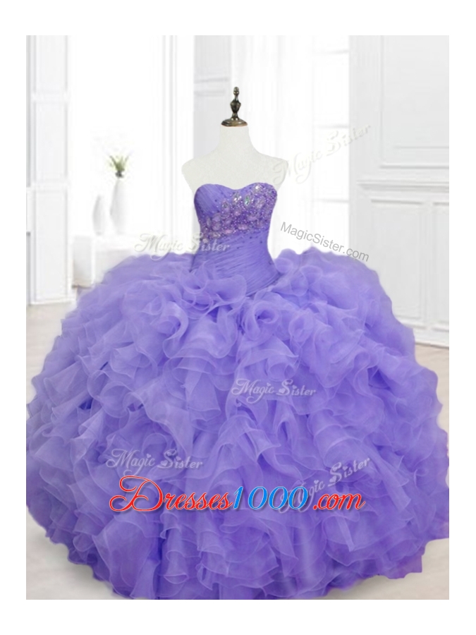 Low Price Ball Gown Sweetheart Quinceanera Dresses with Beading