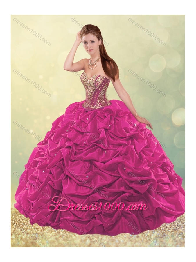 New Arrivals Beaded and Bubble Quinceanera Dress in Aqua Blue