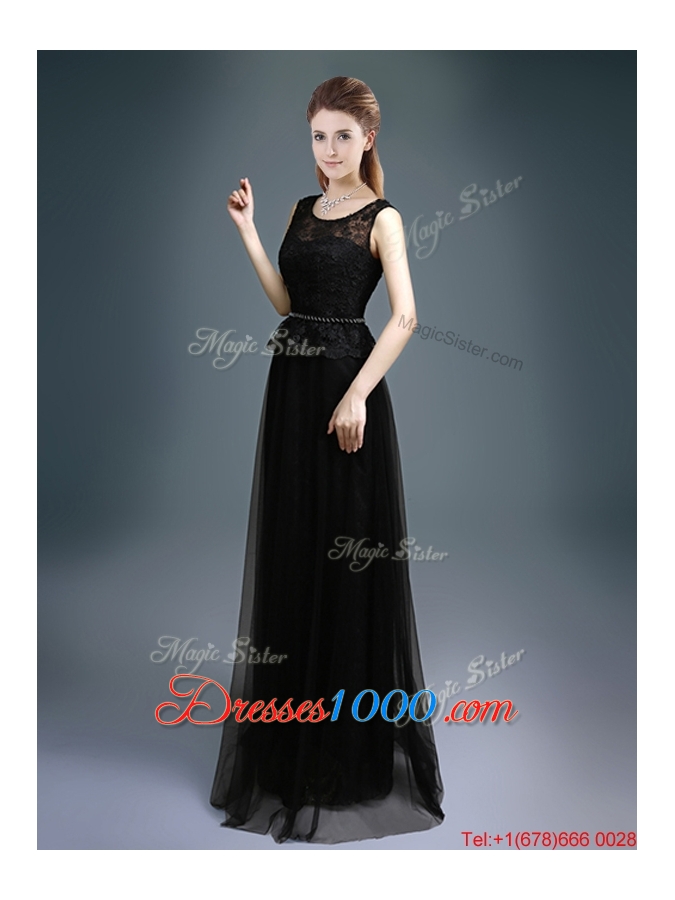 Cheap Empire Scoop Lace Prom Dresses for 2016 Winter