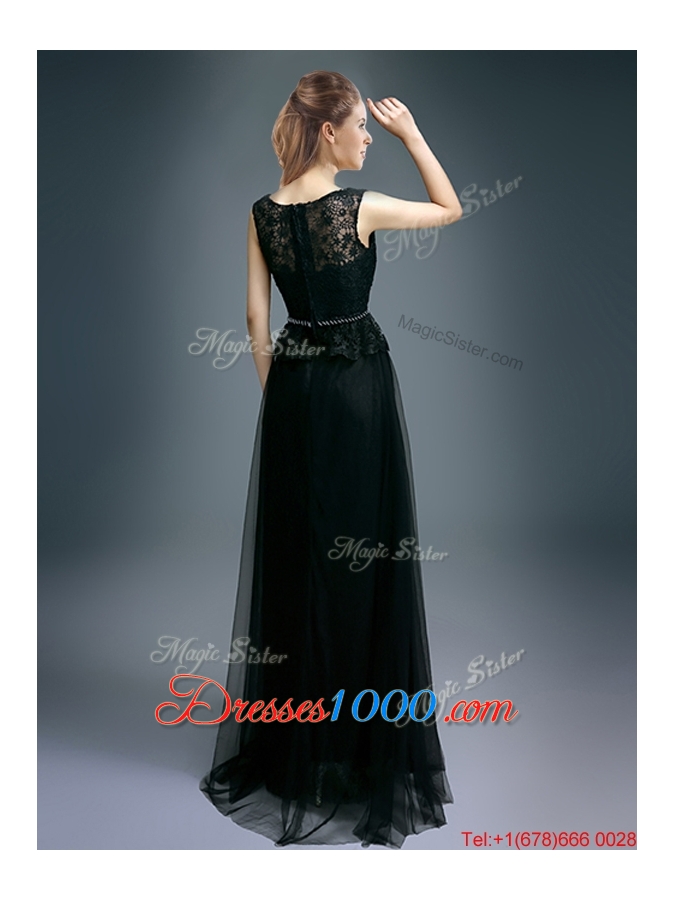 Cheap Empire Scoop Lace Prom Dresses for 2016 Winter